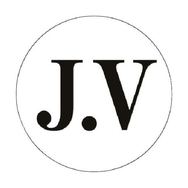 つくし工房 つくし 保護帽用マークシール (J.V)黒 860-B 1枚 184-7904（直送品）