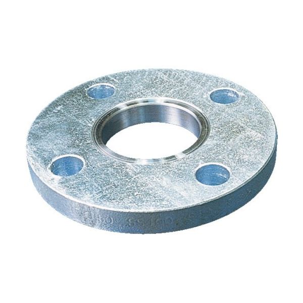 白 穴あきフランジ(ノンガスタイプ) DA SOPーFF型 SS400相当 10K 呼び径(A)20 N10SOP-F-20A 1個（直送品）