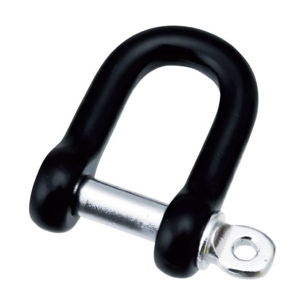 水本機械製作所 水本 アルミシャックル(ブラック) 呼び6mm A-2525 1個 316-1891（直送品）