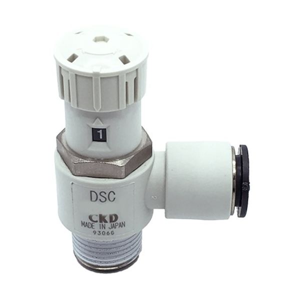 CKD ダイヤル付スピードコントローラ DSC-10-12-IL 1個 249-5460（直送品）