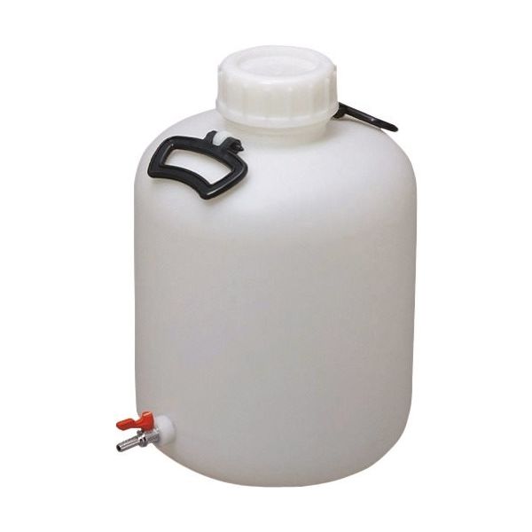 東京硝子器械 TGK 広口びん ボールコック付 20L 876-22-02-12 1個 184-4413（直送品）