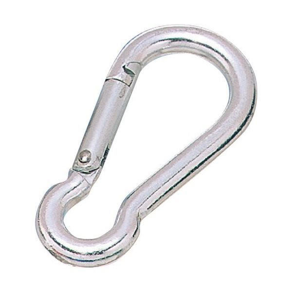 水本機械製作所 水本 アルミスナップフック(シルバー) 線径8mm A-1030 1個 317-4432（直送品）