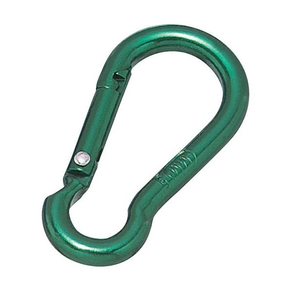 水本機械製作所 水本 アルミスナップフック(グリーン) 線径8mm A-681 1個 317-7638（直送品）