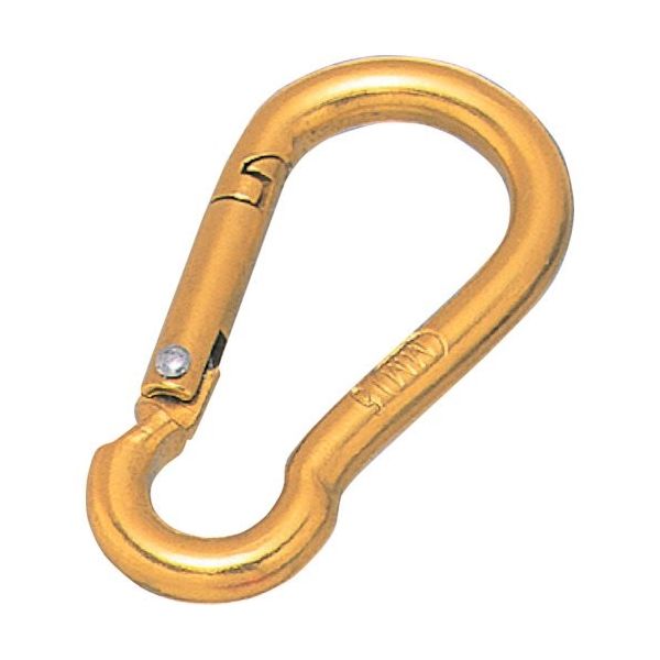 水本機械製作所 水本 アルミスナップフック(ゴールド) 線径8mm A-685 1個 315-8627（直送品）