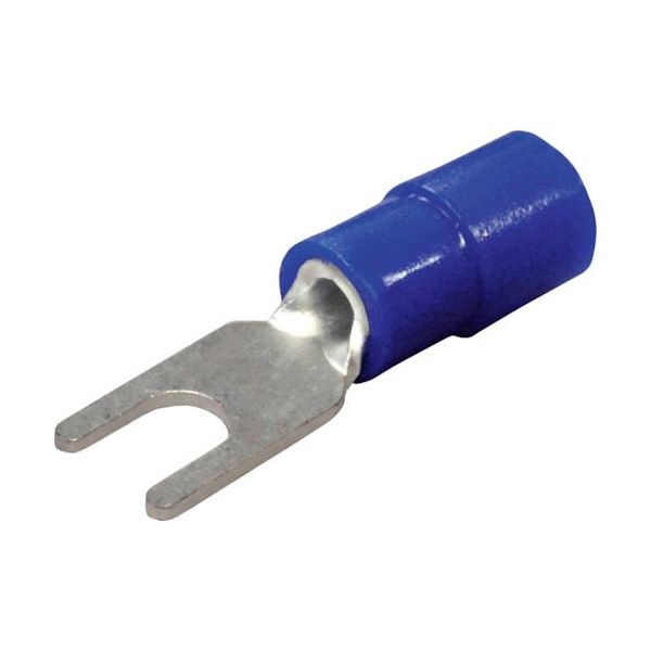 ニチフ端子工業 ニチフ 環境配慮形絶縁被覆付圧着端子 Y形(100P) TMEX 2Y-3.5L-BLK 1パック(100個)（直送品）