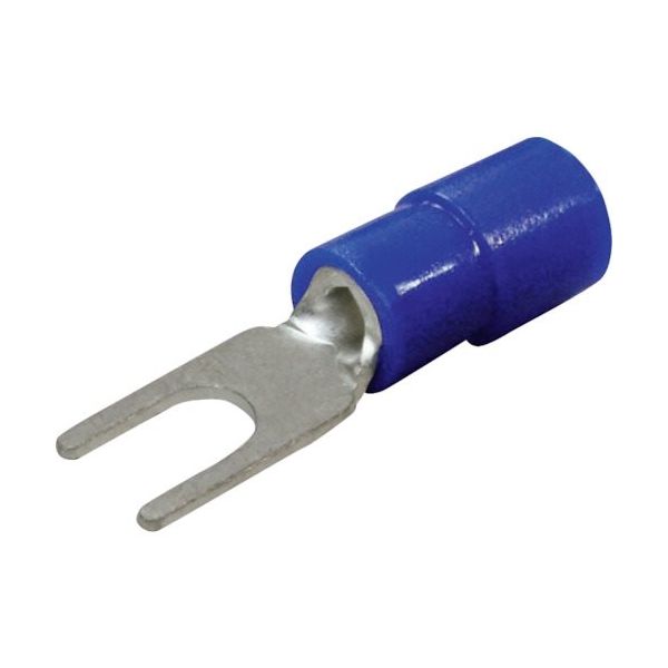 ニチフ端子工業 ニチフ 環境配慮形絶縁被覆付圧着端子 Y形(100P) TMEX 2Y-3.5S-GRN 1パック(100個)（直送品）