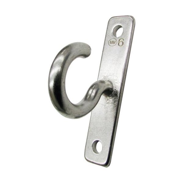 水本機械製作所 水本 ステンレス プレートフック （ツイスト） 16mm×75mm A-2932 1個 316-0277（直送品）