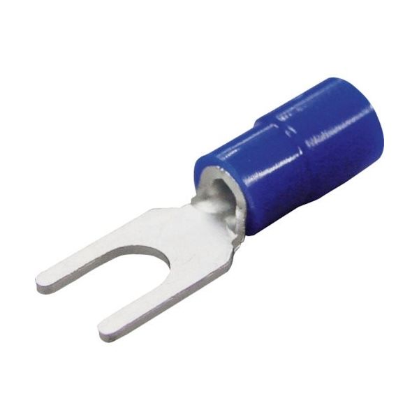 ニチフ端子工業 ニチフ 環境配慮形絶縁被覆付圧着端子 Y形(100P) TMEX 2Y-4S-RED 1パック(100個) 226-2431（直送品）