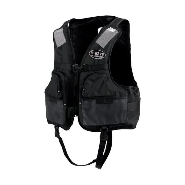 オーシャンライフ 小型船舶用ライフジャケット ブラック TYPE D BW-2003-D-BK 1着 377-6528（直送品）