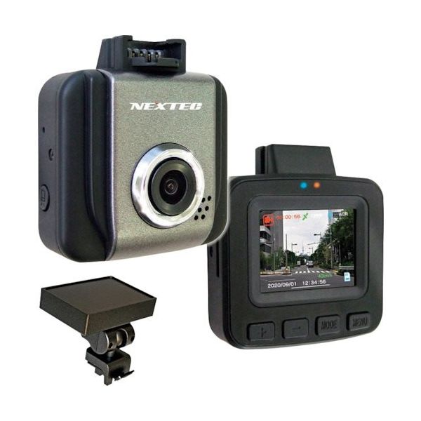 エフ・アール・シー F.R.C. 日本製 GPS搭載ドライブレコーダー NX-DR W2PLUS(W) 1台 392-4994（直送品）