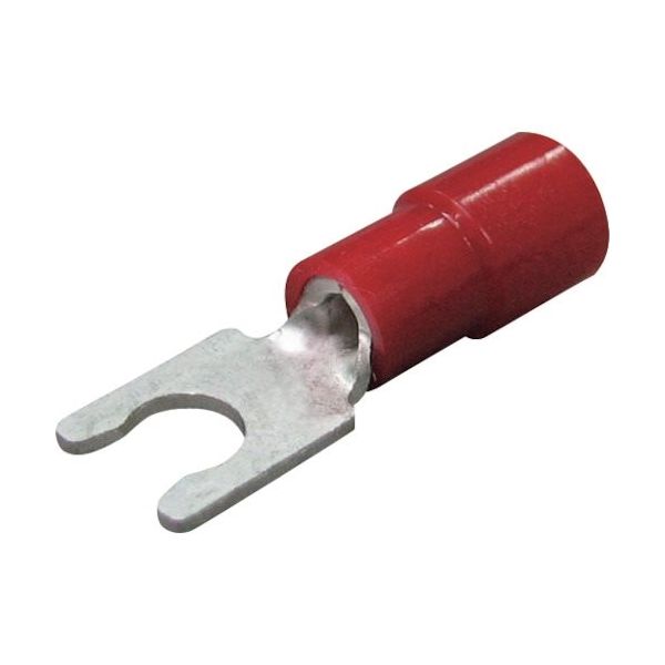 ニチフ端子工業 ニチフ 環境配慮形絶縁被覆付 Y形 LYタイプ(100個入) TMEX 1.25LY-3.5S-CLR 1パック(100個)（直送品）