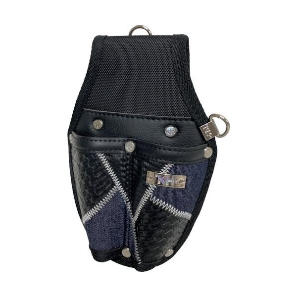 基陽 KH ギャザーフランケン工具ホルダー2P 紺 FKTH0202N 1個 338-4505（直送品）