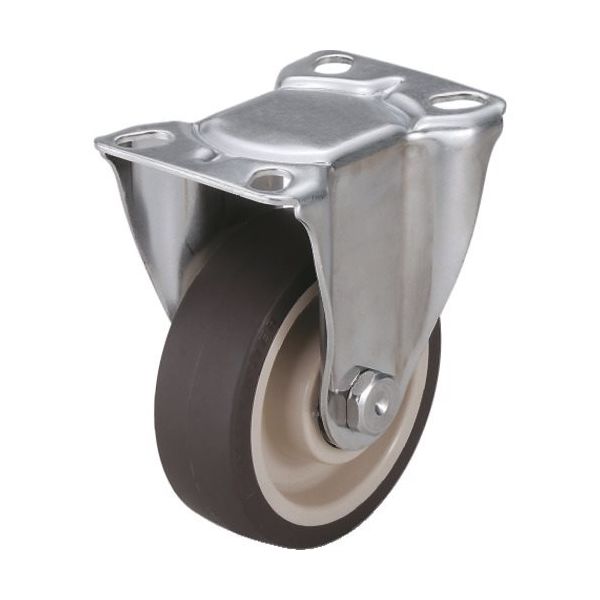 SUGATSUNE (200134269)SUSーSK100ーNステンレス鋼製キャスター/ポリアミド/ホワイト SUS-SK100-N 1個（直送品）