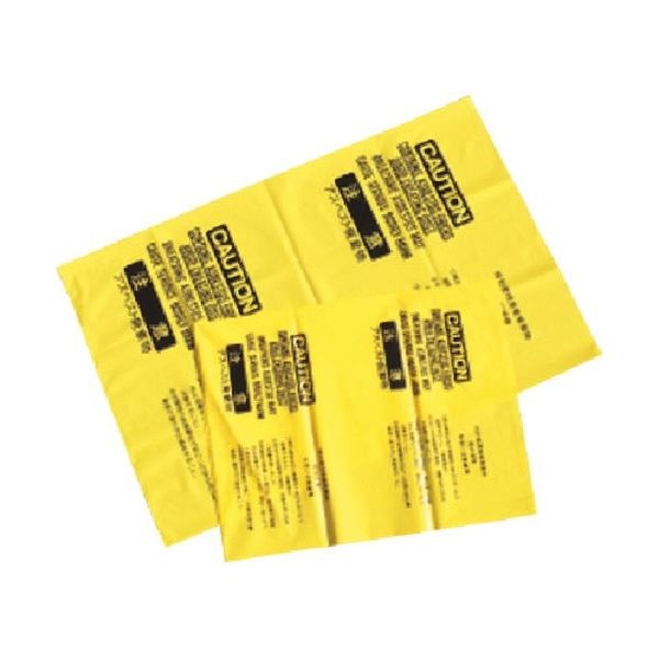 つくし工房 つくし アスベスト廃棄用外袋 中サイズ(透明) 8118-M 1枚 184-6403（直送品）