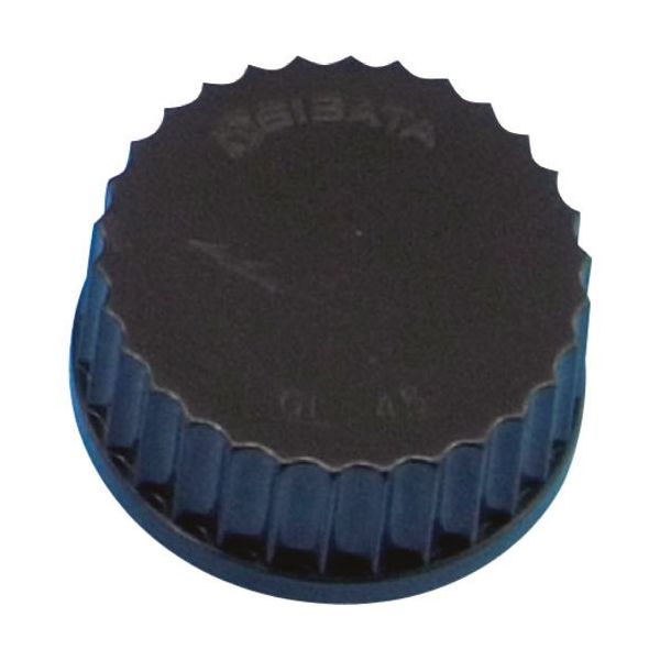 柴田科学 SIBATA 黒キャップPTFE張りパッキン付 017200-4503A 1セット(10個) 215-8185（直送品）