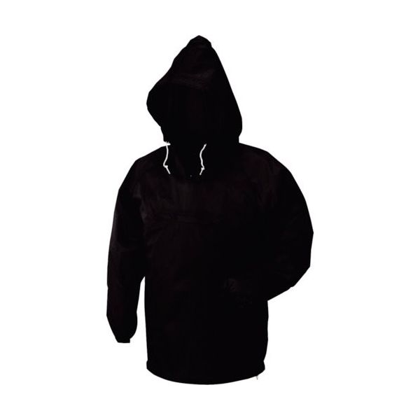 川西工業 川西 ポリエステルヤッケ ブラック 3Lサイズ 3900BK-3L 1セット(5着) 124-1654（直送品）