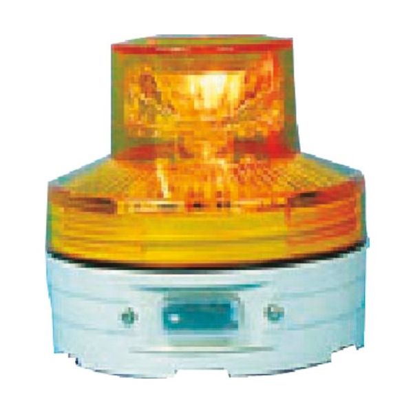 つくし工房 つくし ニコUFO LED回転・点滅灯 黄 電池付セット 6248-Y 1セット(1個) 184-7956（直送品）