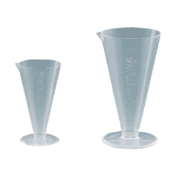 東京硝子器械 TGK 液量計 円錐PMP100mL #1422 198-19-51-22 1個 190-6915（直送品）