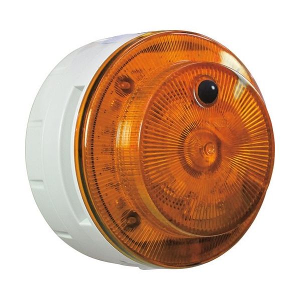 日惠製作所 NIKKEI LED回転警報機 ニコUFOmyubo 電池式 人感センサー 黄 道路工事 VK10M-B04JY-DK 1台（直送品）