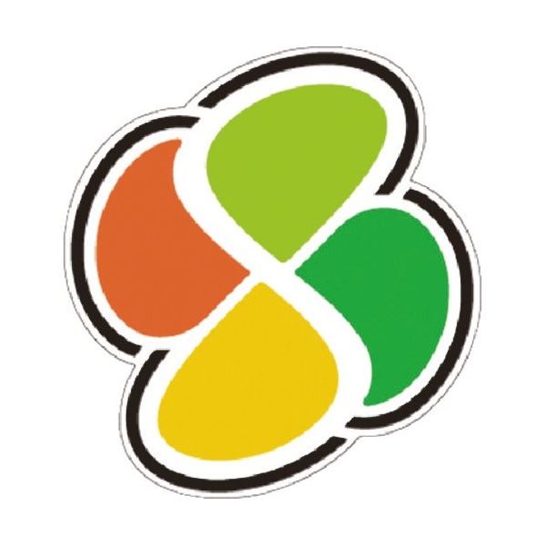 つくし工房 つくし 保護帽用ステッカー (高齢者)四葉マーク 893-D 1枚 185-1161（直送品）