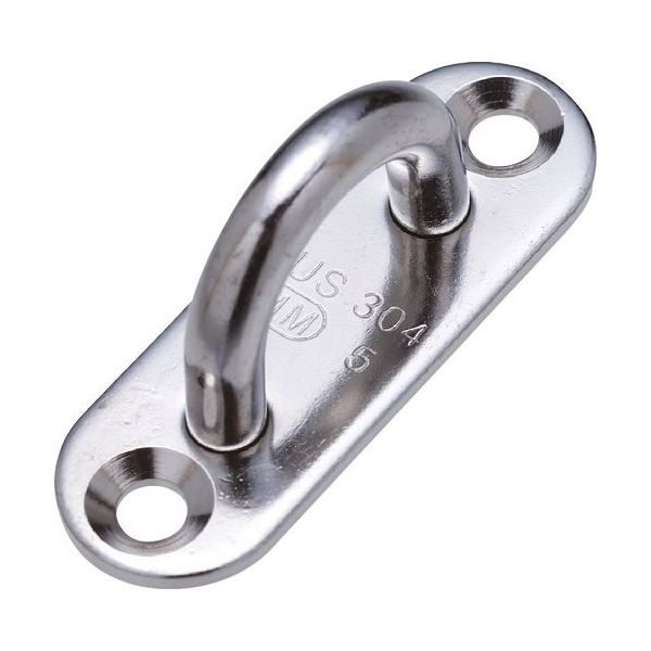 水本機械製作所 水本 アイプレート ステンレス パッドアイ 12mm×36mm A-524 1個 113-4628（直送品）