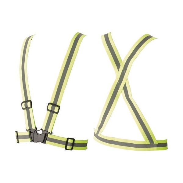 ユニット 伸縮性バンドベスト(イエロー) 379-511 1着 183-7132（直送品）