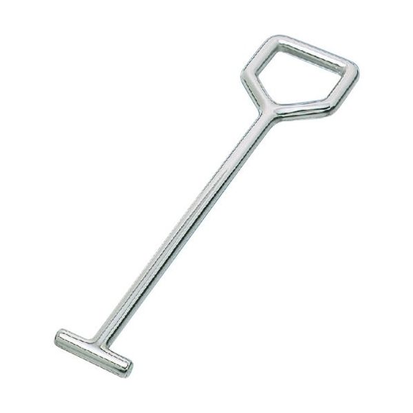 水本機械製作所 水本 車体ドア留め金具C型 全長137mm A-2164 1個 336-7986（直送品）