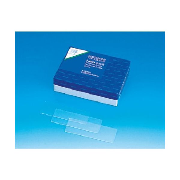 東京硝子器械 TGK 白フチ磨スライドグラス 863-14-16