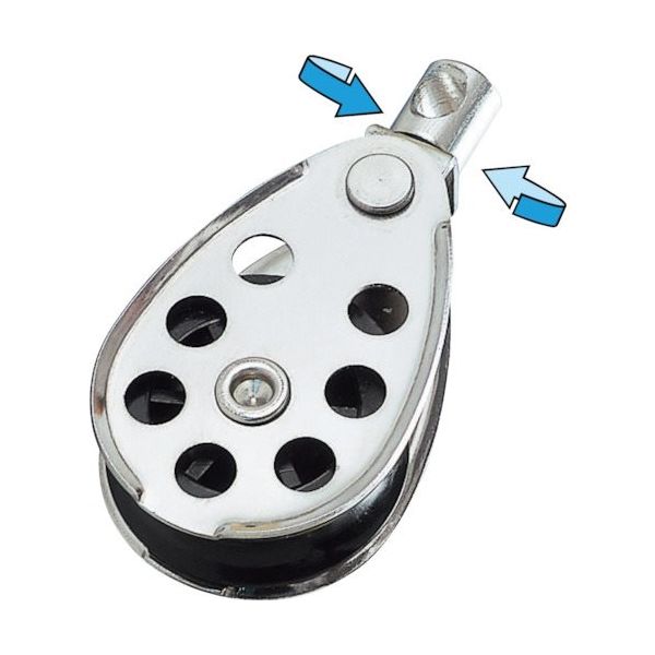 水本機械製作所 水本 プーリーブロックスイベル 車径35mm A-1428 1個 316-6700（直送品）