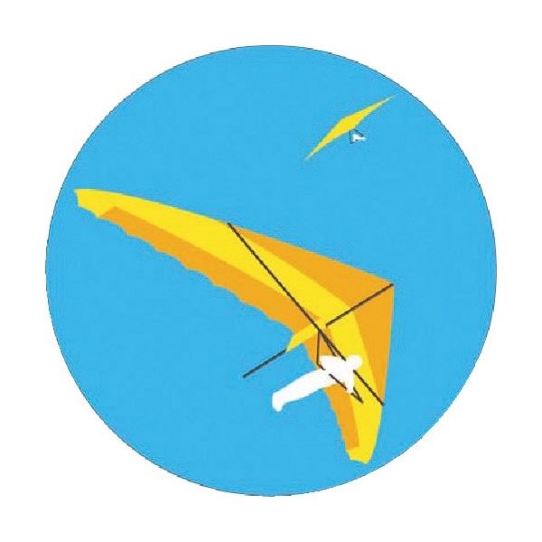 つくし工房 つくし たのし~る[のりもの]ハングライダー KS-27 1枚 184-6437（直送品）