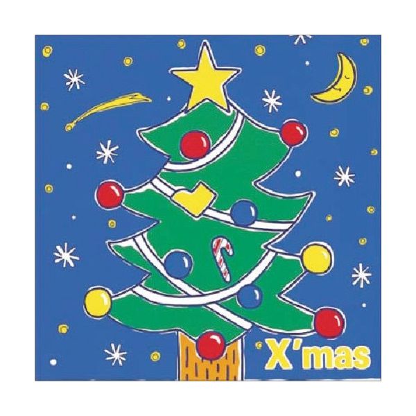 つくし工房 つくし たのし~る[ゆかいな季節]〈X’mas〉 KS-75 1枚 184-6471（直送品）