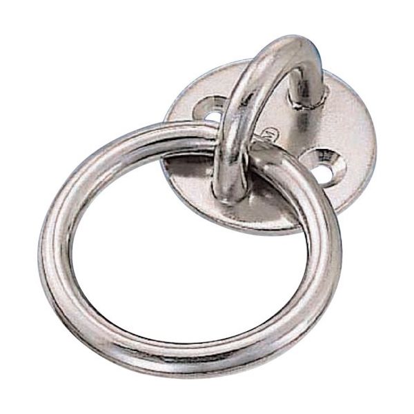 水本機械製作所 水本 ラウンドアイ丸カン 径50mm 内径50mm A-056 1個 317-4469（直送品）