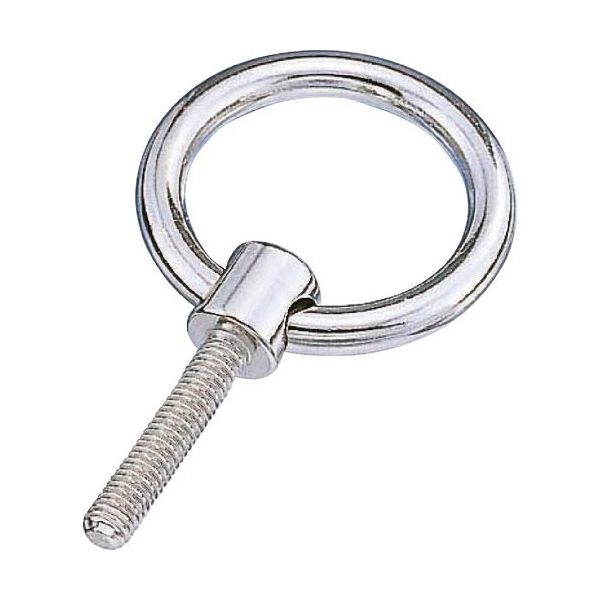 水本機械製作所 水本 ステンレス つば付リングボルト(ブネジ) 捻子径Wー5/16 A-872 1個 113-4536（直送品）