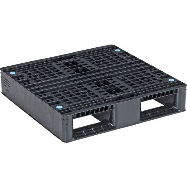 二つ折り木製パレット　三脚　セット 三甲 パレットD2-077077再生ブラック 81290300BKRCP 1セット（2