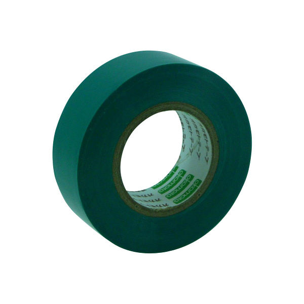 オカモト ビニールテープ 19mm×10m 緑 470 300巻（直送品）