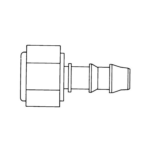Connection Adapter 1/4in. NPTF to I.D. hose Nylon XX6700118 1SET（直送品）