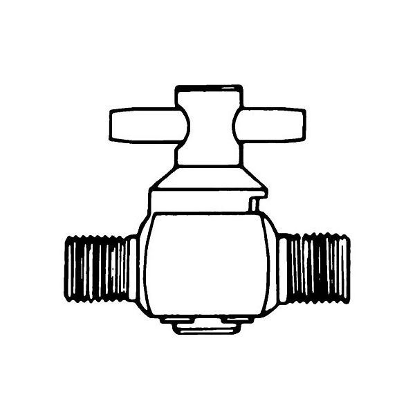 メルク 2ーway valve 1/4×1/4in. NPTM 1/Pk XX2604702 1ST 1個 61-0196-79（直送品）
