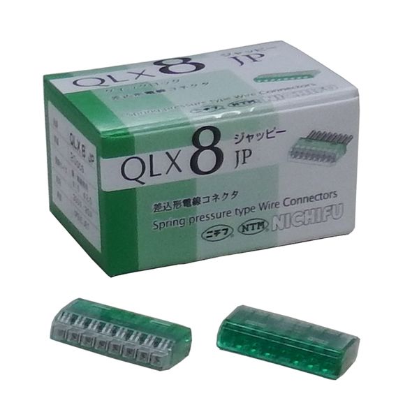 ニチフ端子工業 JAPPY 差込形コネクタ QLX8ーJPーGCL 1箱20個