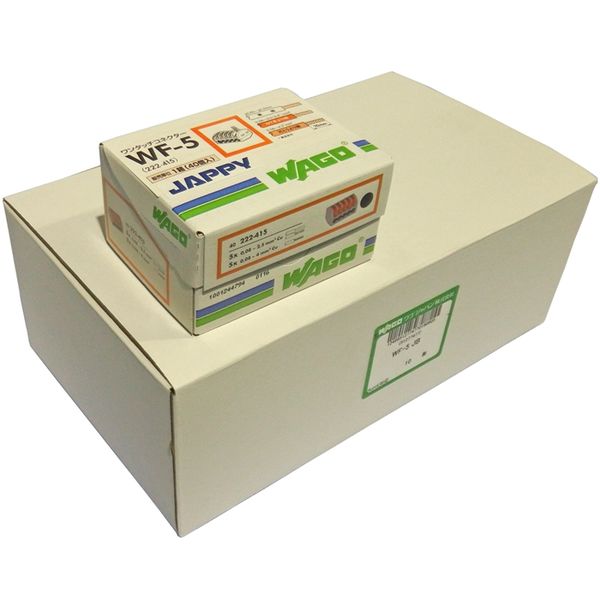 因幡電機産業 JAPPY ワンタッチコネクタ WFー5 JB 40コ 1箱40個入り WF-5 1箱(40個)（直送品）