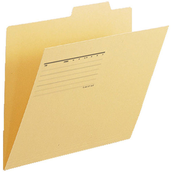 プラス 間伐材個別フォルダ イエロー10枚 FL-061KIF（直送品）