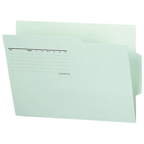 プラス 個別フォルダーラテラル 青 10枚 FL-061RIFBL（10）（直送品）