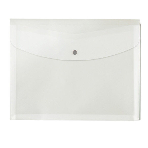 プラス エンベロープ マチ付横 FL121CH クリア10枚（直送品）