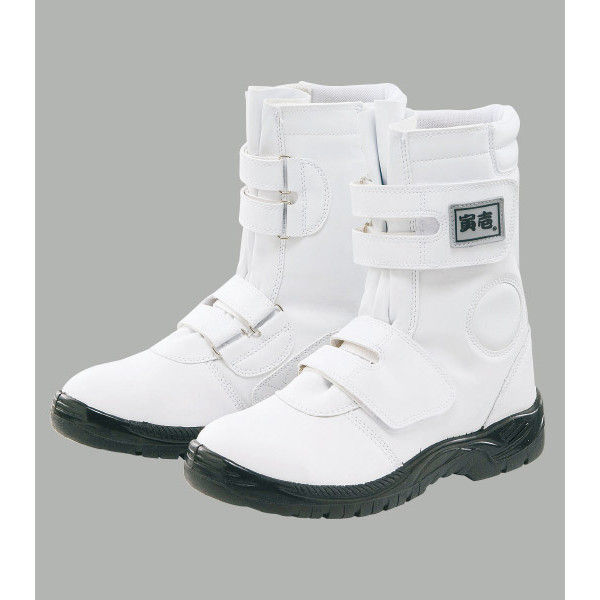 寅壱 安全靴（長マジック） 白 265 74-961-15-265（取寄品）