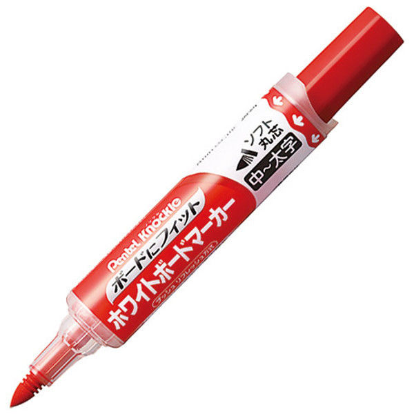 ぺんてる ボードにフィット 赤 10本 EMWL5BF-B（直送品）