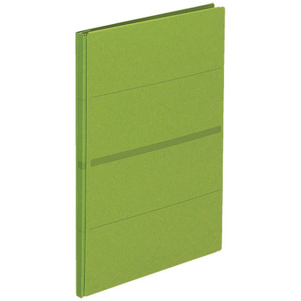 プラス 背幅伸縮フラット セノバス 緑10冊 FL-021SS GR 1セット（直送品）