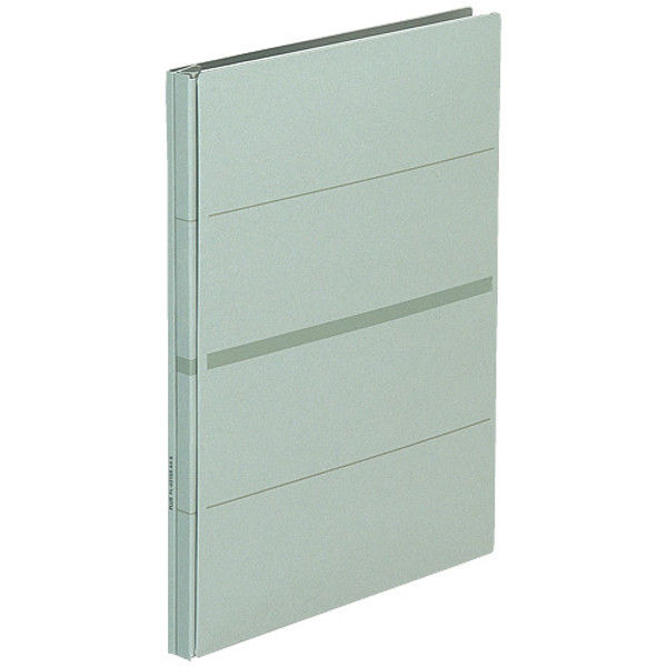 プラス 背幅伸縮フラット セノバス 灰 FL-021SS GY 3冊（直送品）