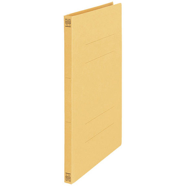 プラス フラットファイルWとじ具 イエロ10冊 No.025D（直送品）