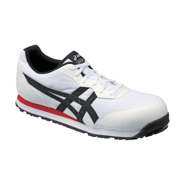 アシックス ASICS ウィンジョブ CP201 ホワイト×ブラック 22.0cm FCP201.0190-22.0 1足 835-4403（直送品）