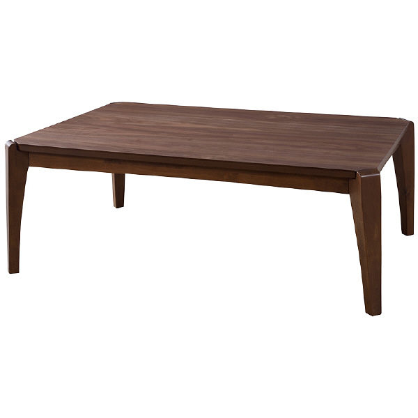 エクステンションセンターテーブル 天然木 天然木化粧繊維板