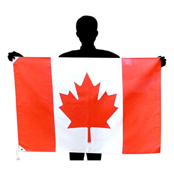 東京製旗 カナダ国旗メープルリーフフラッグ（70×105cm）日本製 416911（直送品）